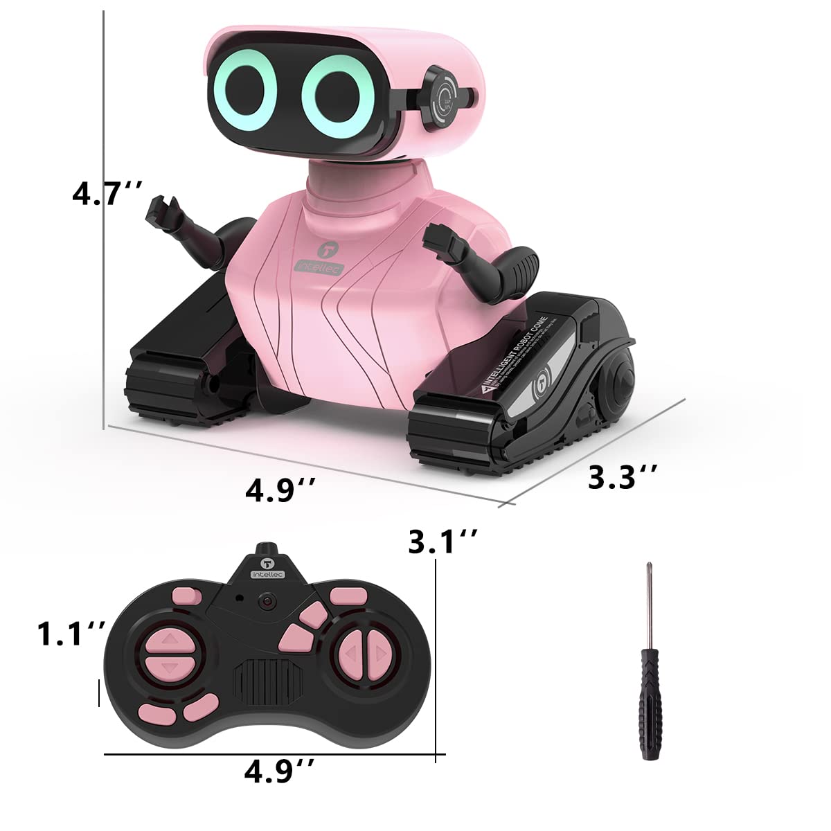 Foto 8 pulgar | Venta Internacional - Robot De Juguete Gilobaby Con Ojos Led Con Control Remoto Para Niños Mayores De 5 Años