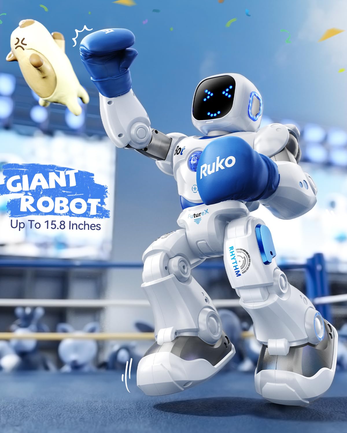 Foto 2 | Venta Internacional - Robot Inteligente Ruko 1088 Para Niños Con Control Por Voz Y Control De Aplicaciones