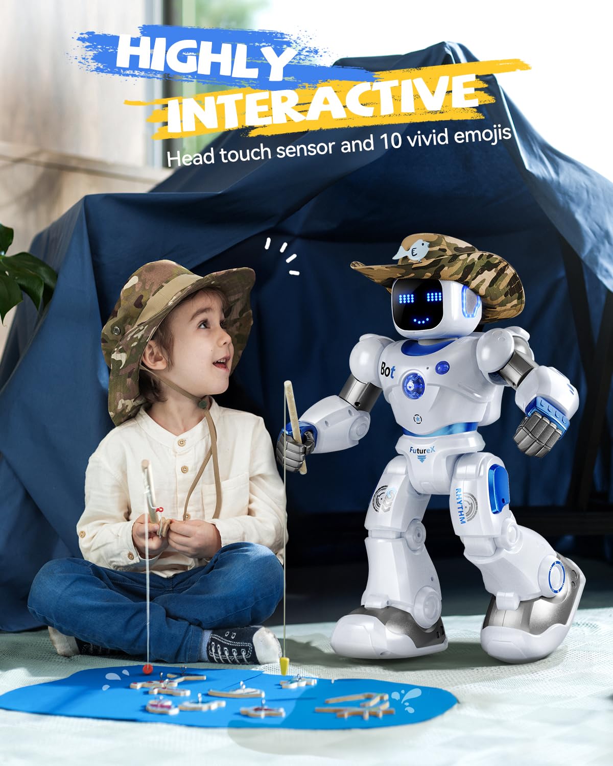 Foto 9 pulgar | Venta Internacional - Robot Inteligente Ruko 1088 Para Niños Con Control Por Voz Y Control De Aplicaciones