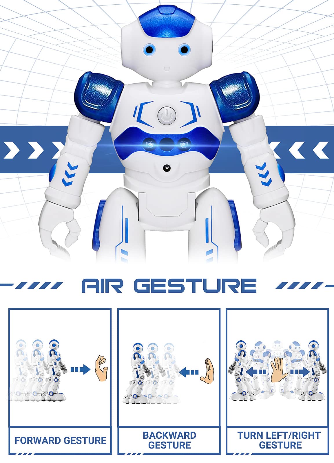 Foto 3 pulgar | Robot Rc Kingsdragon Programable con Detección de Gestos para Niños - Venta Internacional