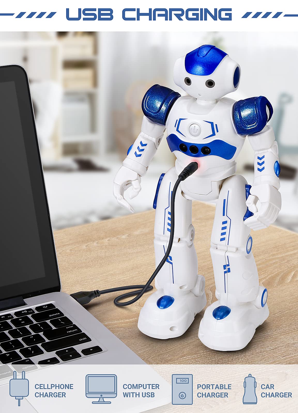Foto 6 pulgar | Robot Rc Kingsdragon Programable con Detección de Gestos para Niños - Venta Internacional