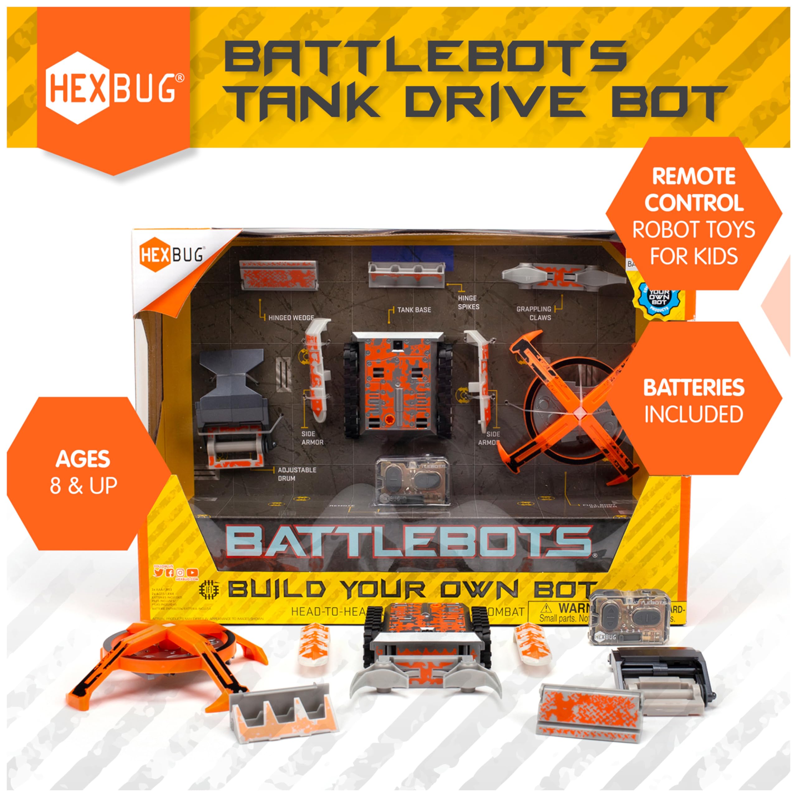 Foto 3 pulgar | Toy Hexbug Battlebots Construye Tu Propia Unidad De Tanque- Venta Internacional