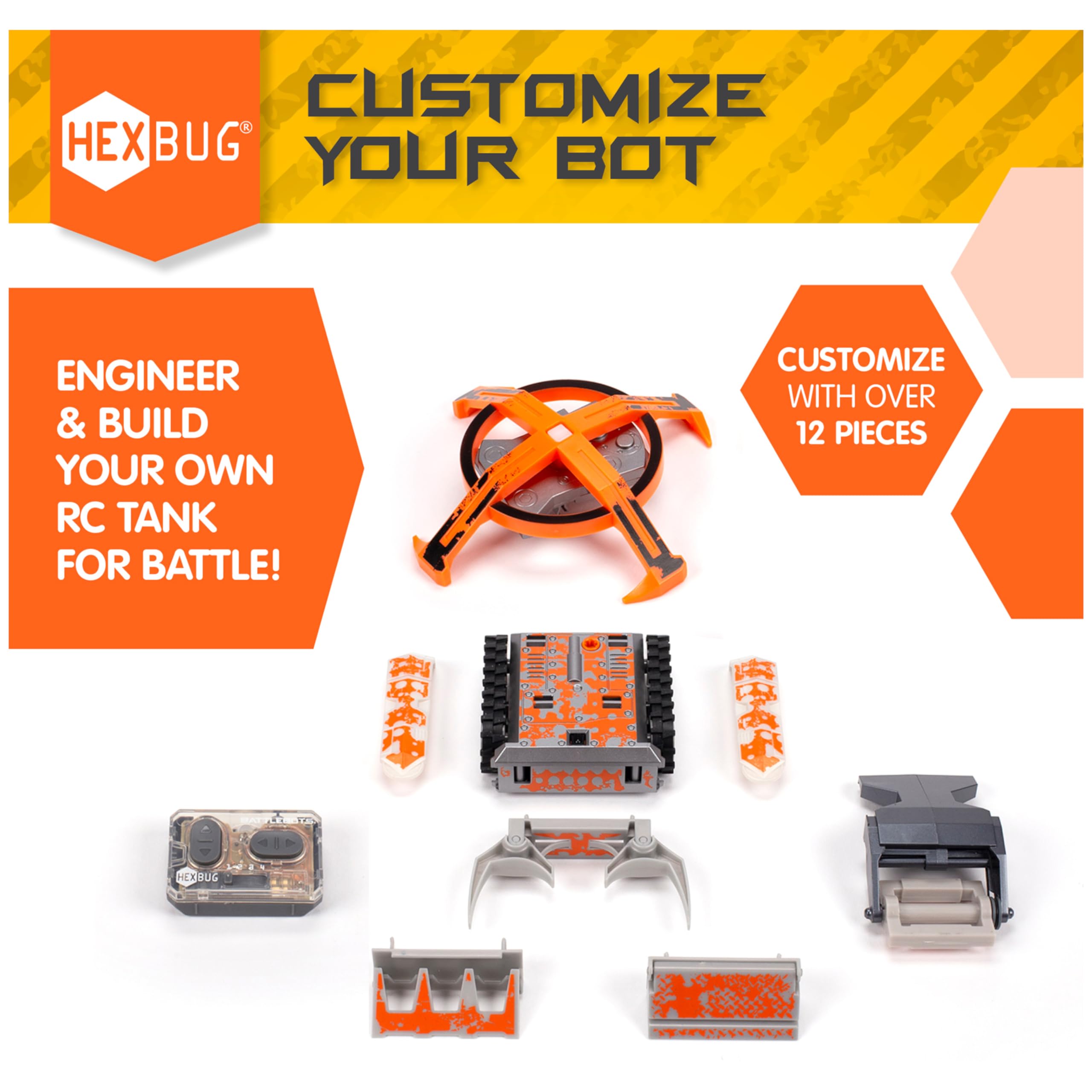 Foto 4 pulgar | Toy Hexbug Battlebots Construye Tu Propia Unidad De Tanque- Venta Internacional