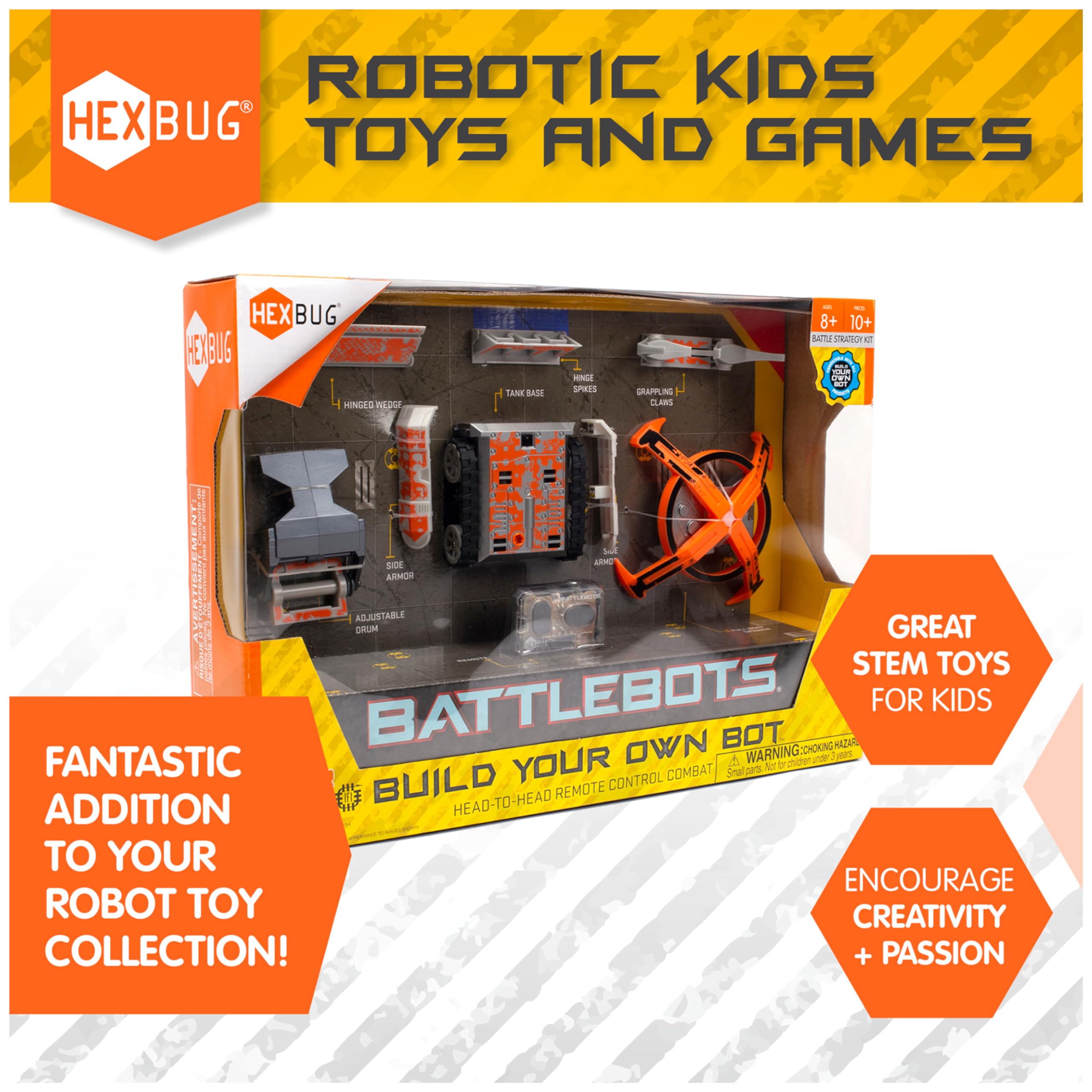 Foto 7 pulgar | Toy Hexbug Battlebots Construye Tu Propia Unidad De Tanque- Venta Internacional