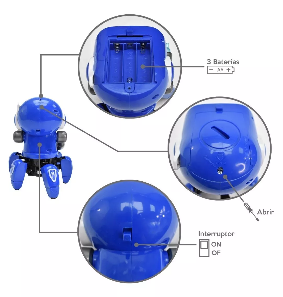 Foto 5 pulgar | Juguete Robot Bailarín Con Luces Y Sonido