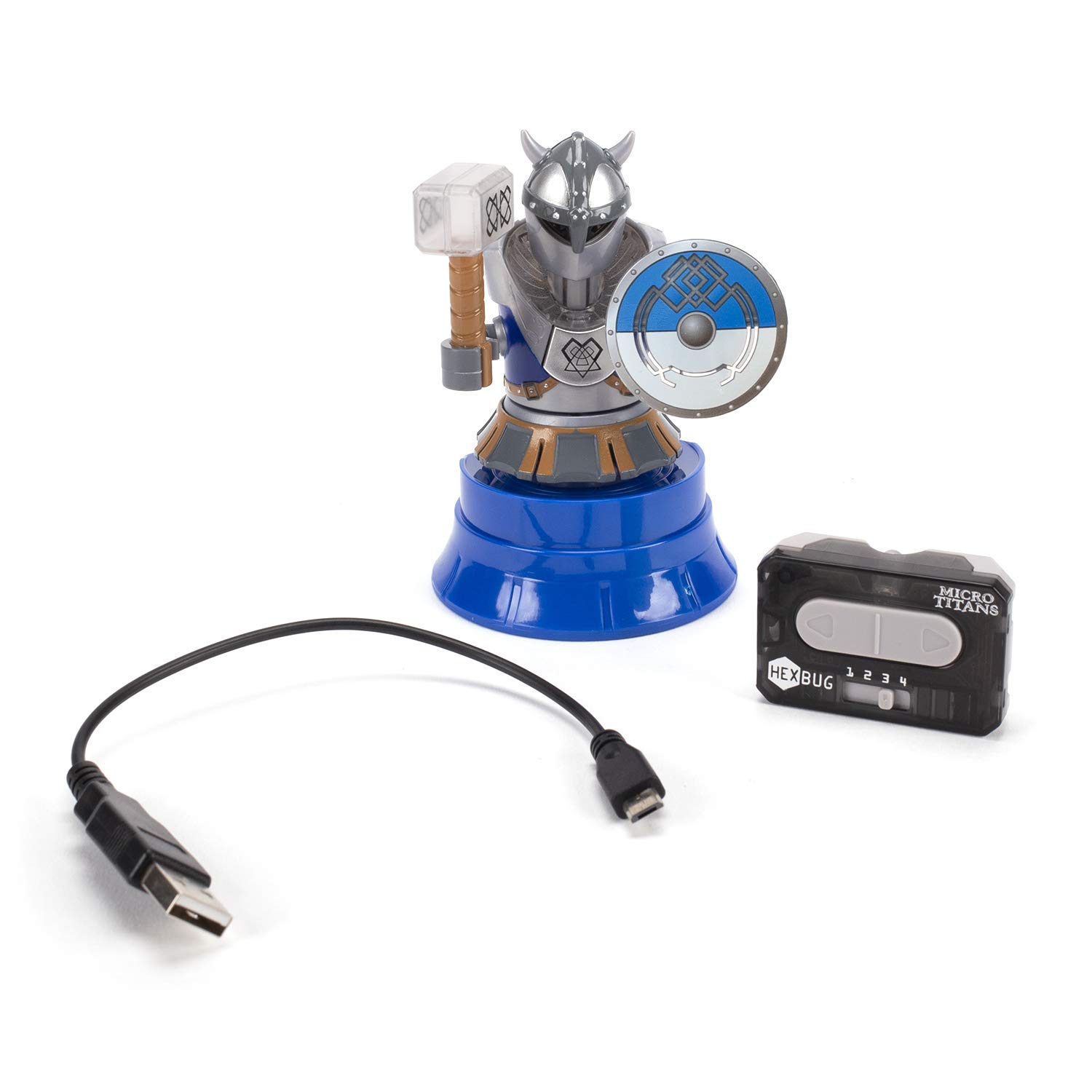 Robot De Control Remoto Único Toy Hexbug Micro Titans Viking - Venta Internacional.