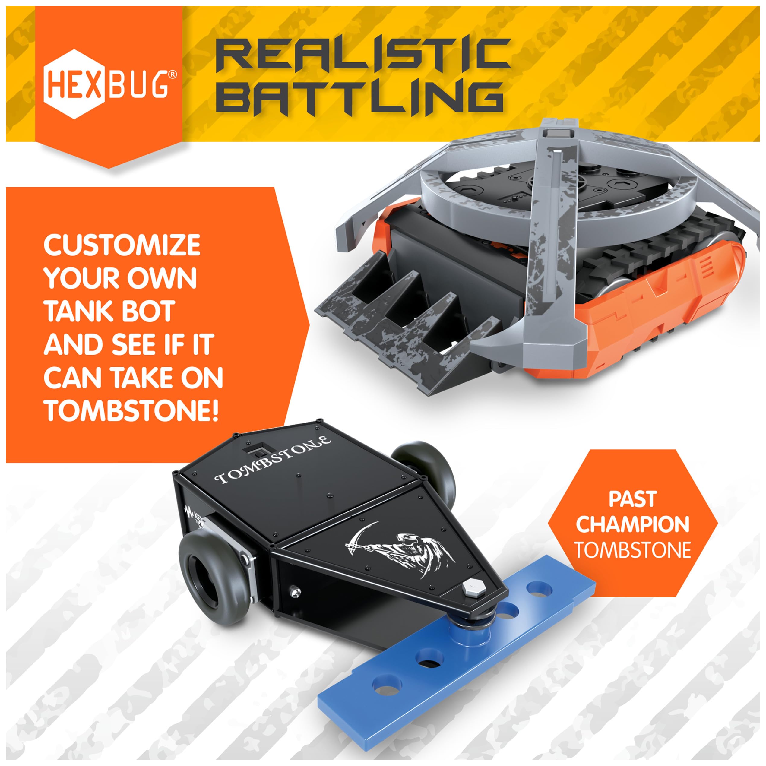 Foto 4 pulgar | Juego De Mesa Battlebots Arena Hexbug Max Con Mando A Distancia - Venta Internacional.