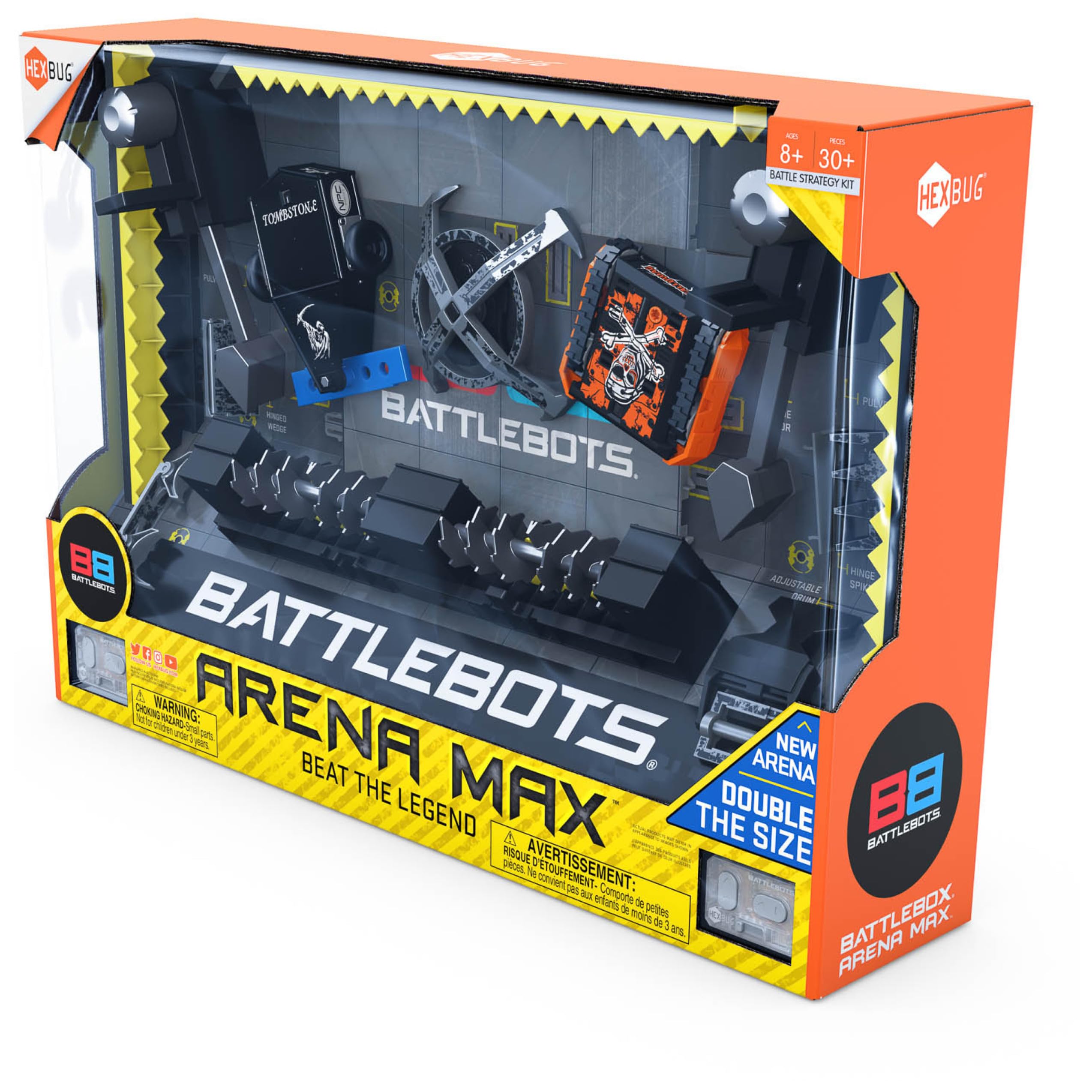 Foto 8 pulgar | Juego De Mesa Battlebots Arena Hexbug Max Con Mando A Distancia - Venta Internacional.