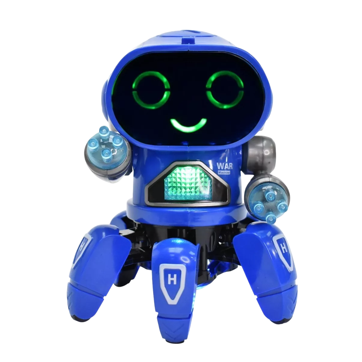 Juguete Robot Bailarín Con Luces Y Sonido Azul Rey