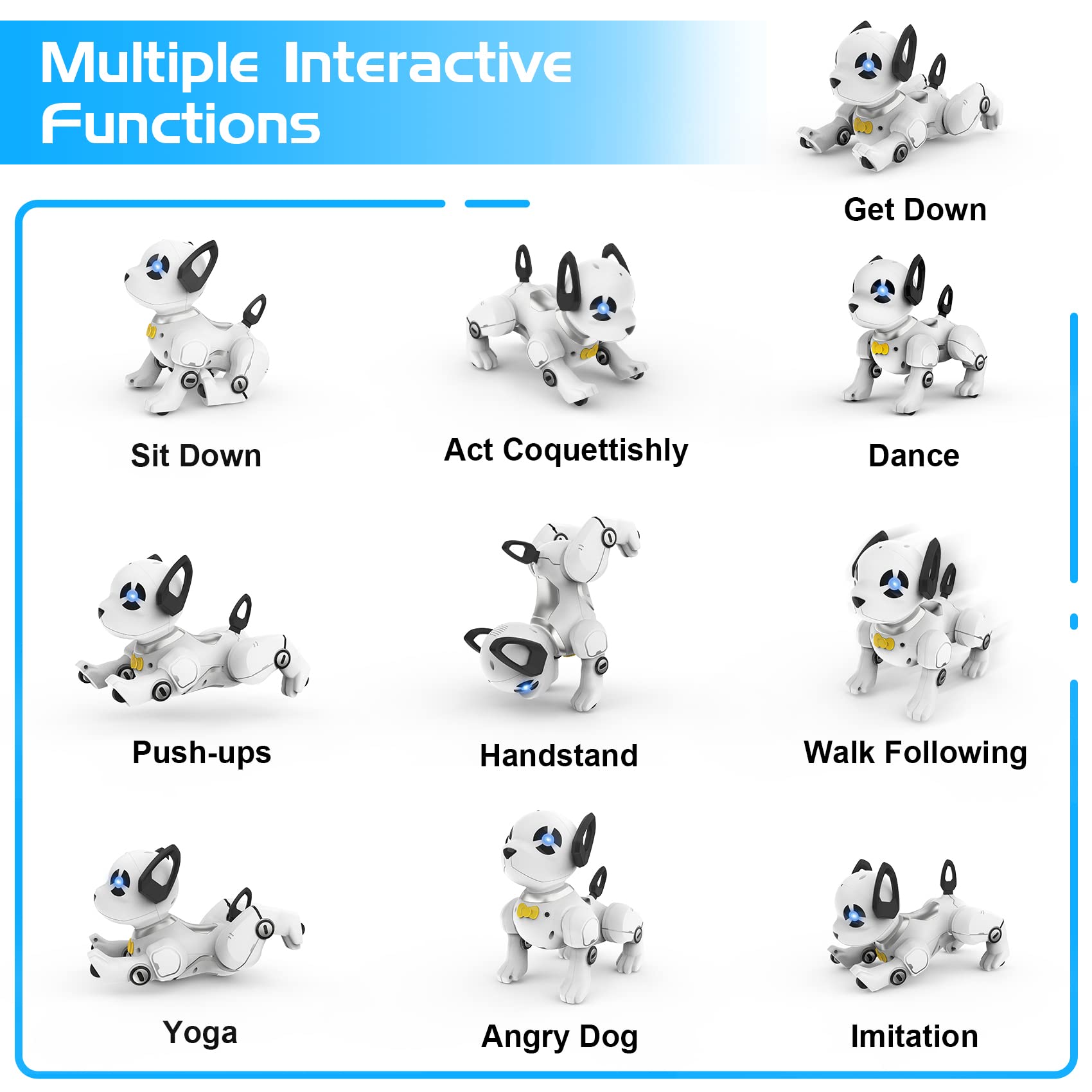 Foto 3 pulgar | Juguete Robótico Para Perros Con Control Remoto Supireo Programable Para Niños - Venta Internacional.