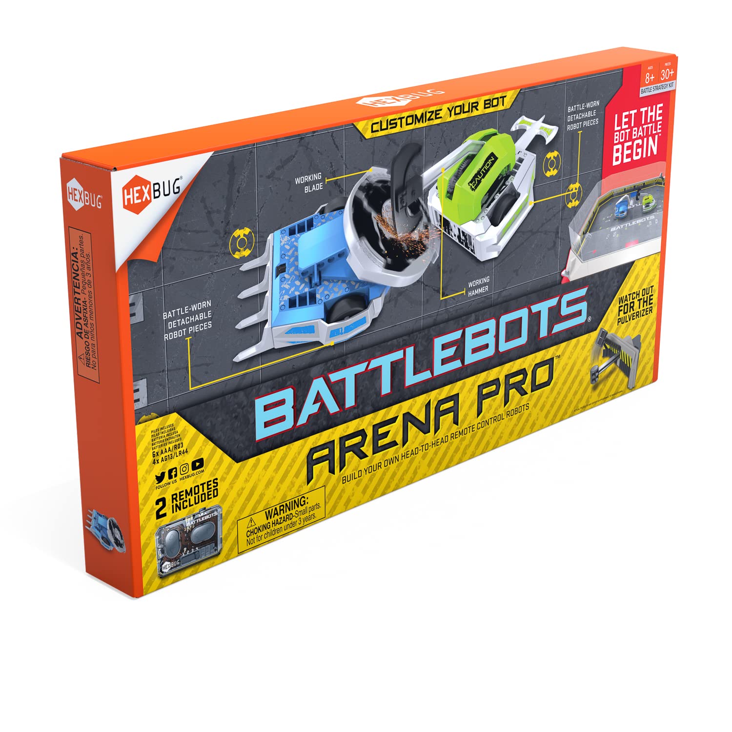Foto 5 pulgar | Robot De Control Remoto Hexbug Battlebots Arena Pro Kids 8+ - Venta Internacional.