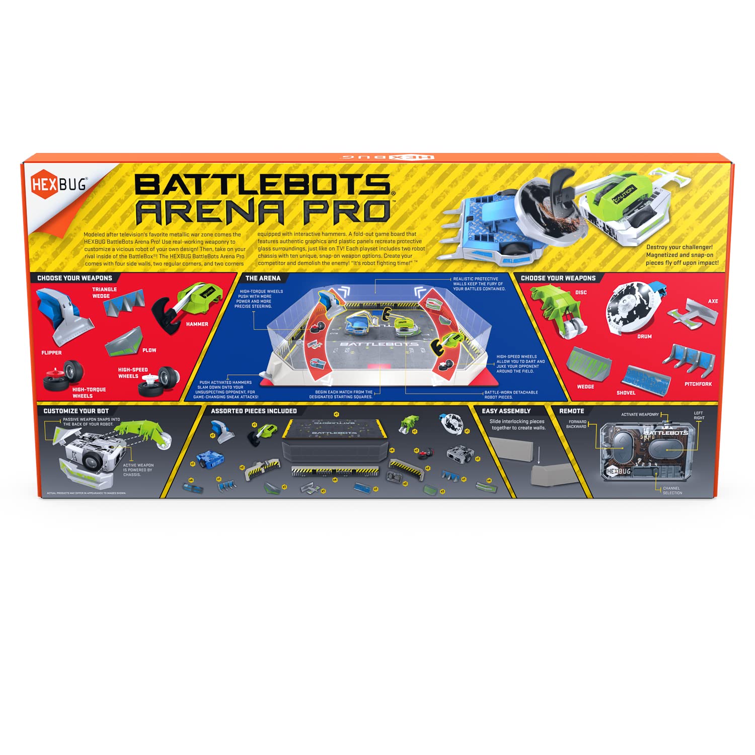Foto 7 pulgar | Robot De Control Remoto Hexbug Battlebots Arena Pro Kids 8+ - Venta Internacional.