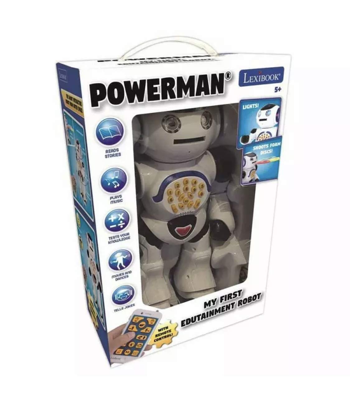 Foto 3 pulgar | Robot De Juguete Lexibook Powerman Walking Talking Con Mando A Distancia 4+ - Venta Internacional.
