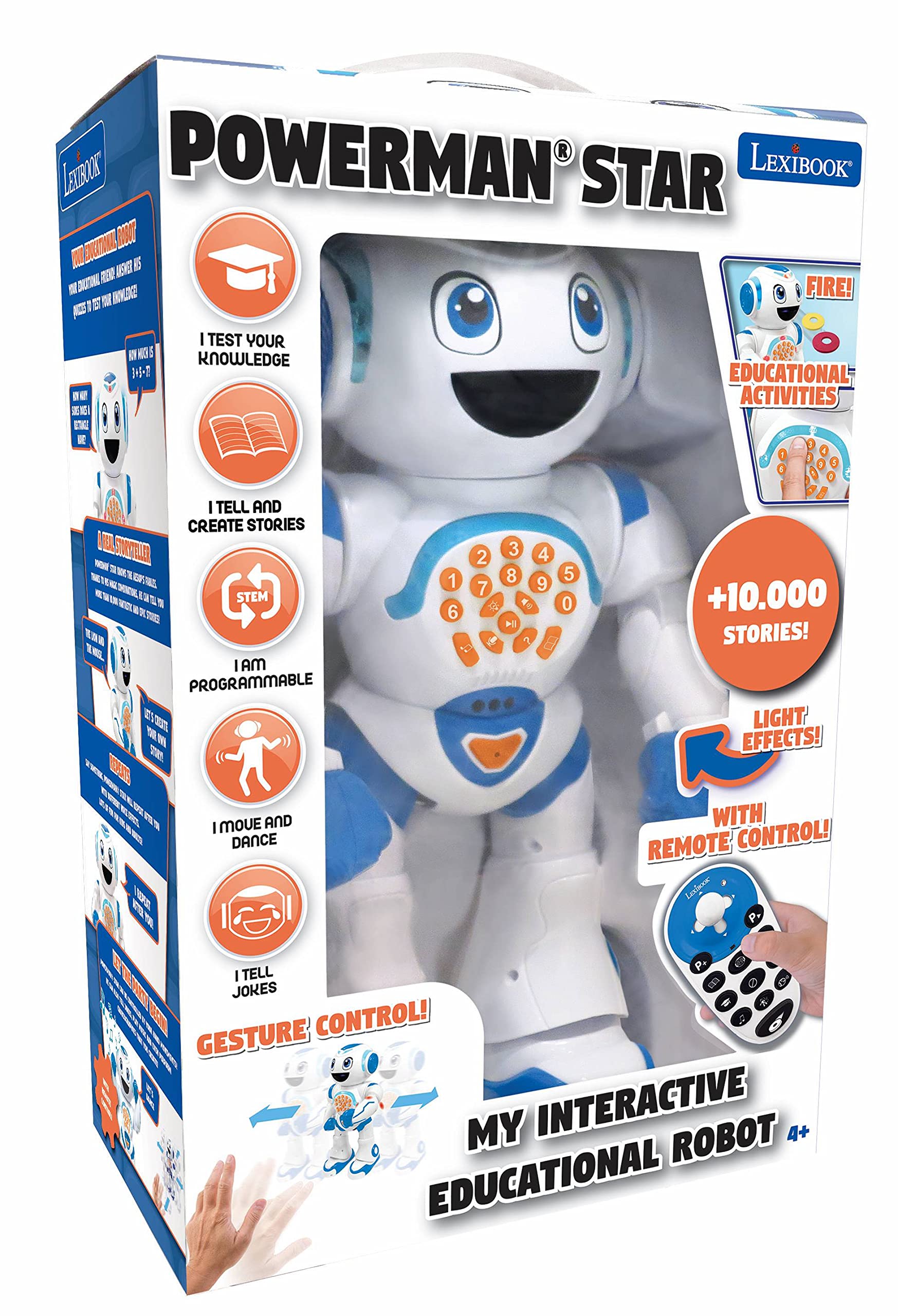 Foto 5 | Control Remoto Toy Robot Lexibook Powerman Star Para Niños Mayores De 4 Años - Venta Internacional.