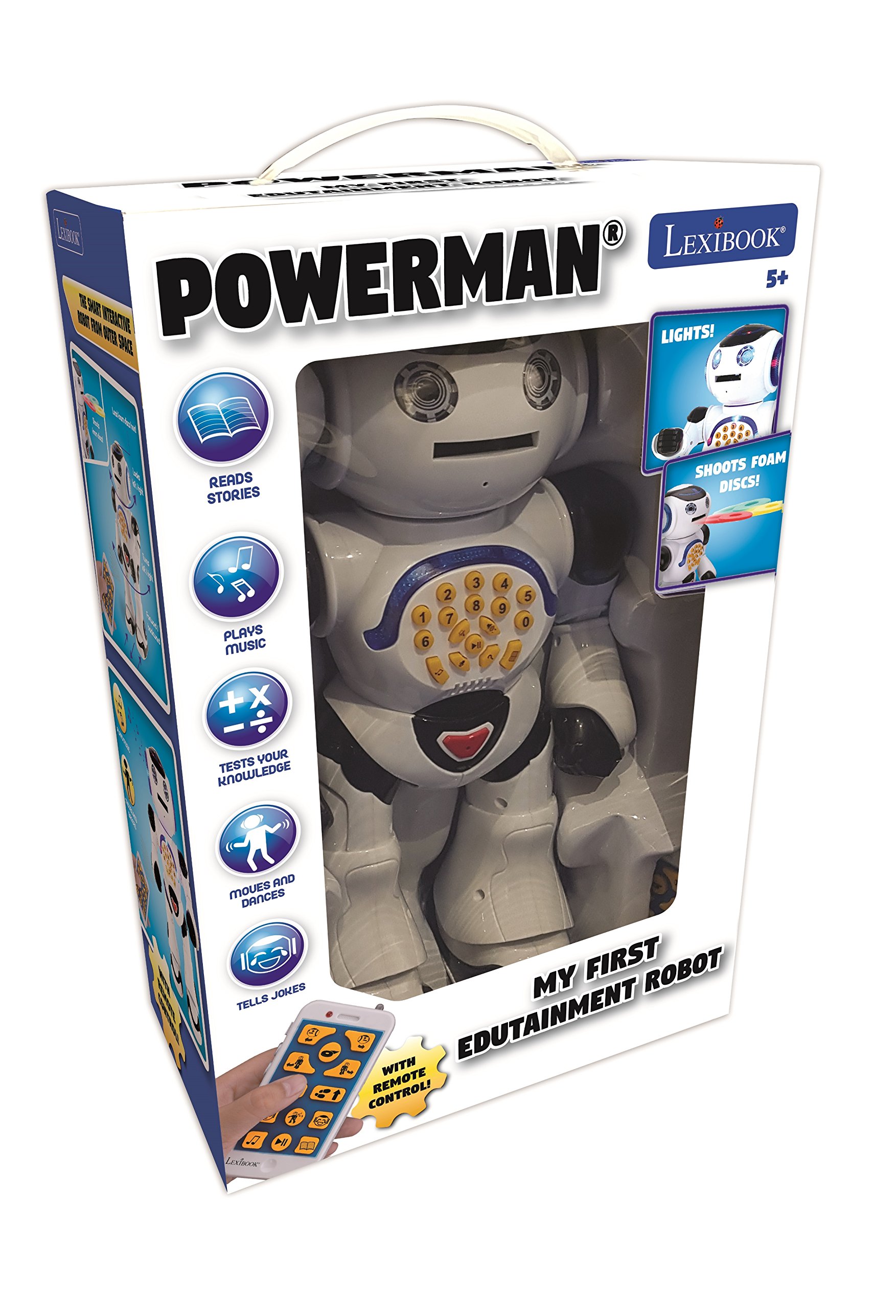 Foto 3 pulgar | Robot De Juguete Lexibook Powerman Walking Talking Con Mando A Distancia - Venta Internacional.