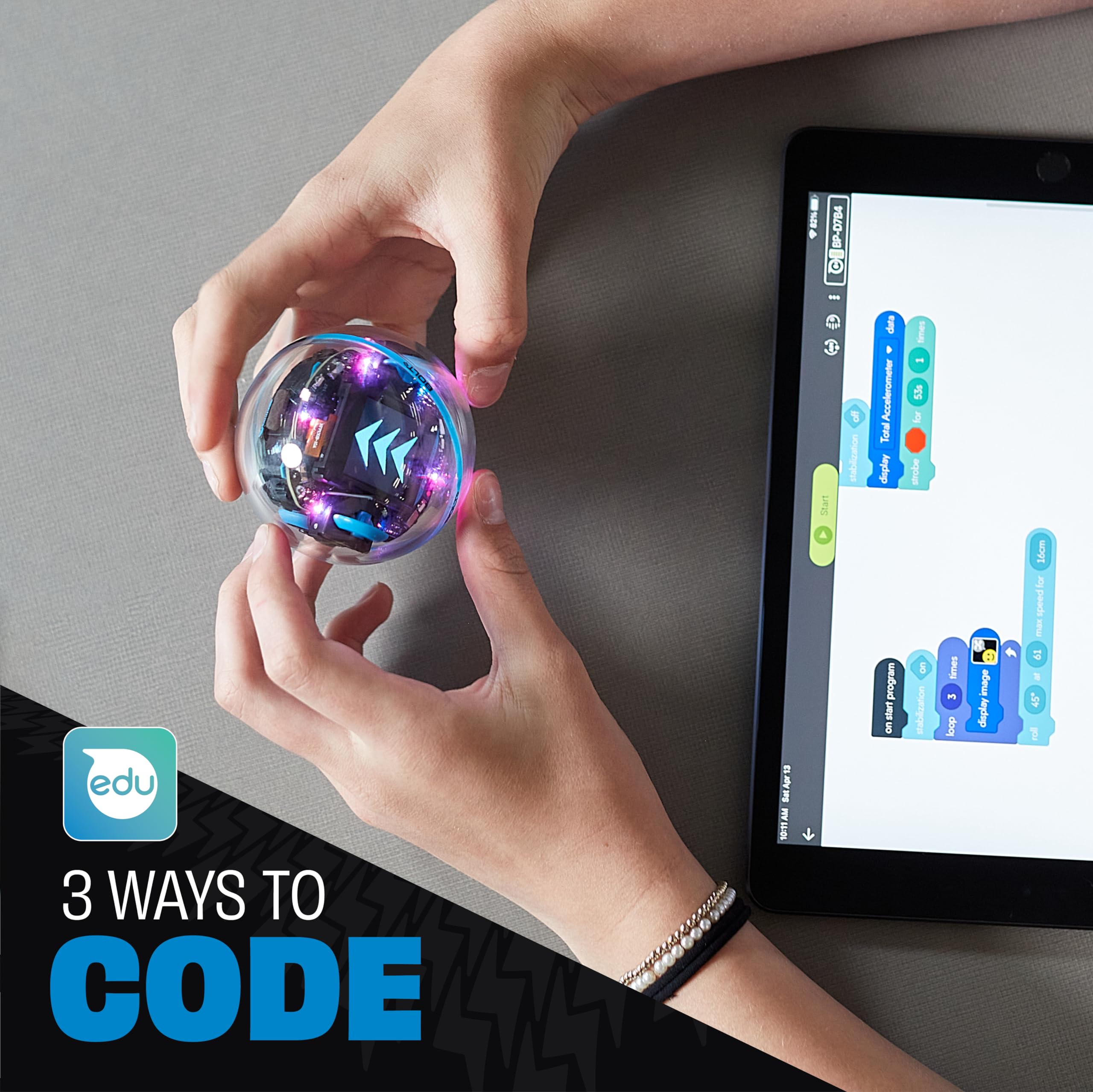 Foto 5 pulgar | Coding Robot Ball Sphero Bolt+ Con Pantalla Lcd Animada 8+ - Venta Internacional.