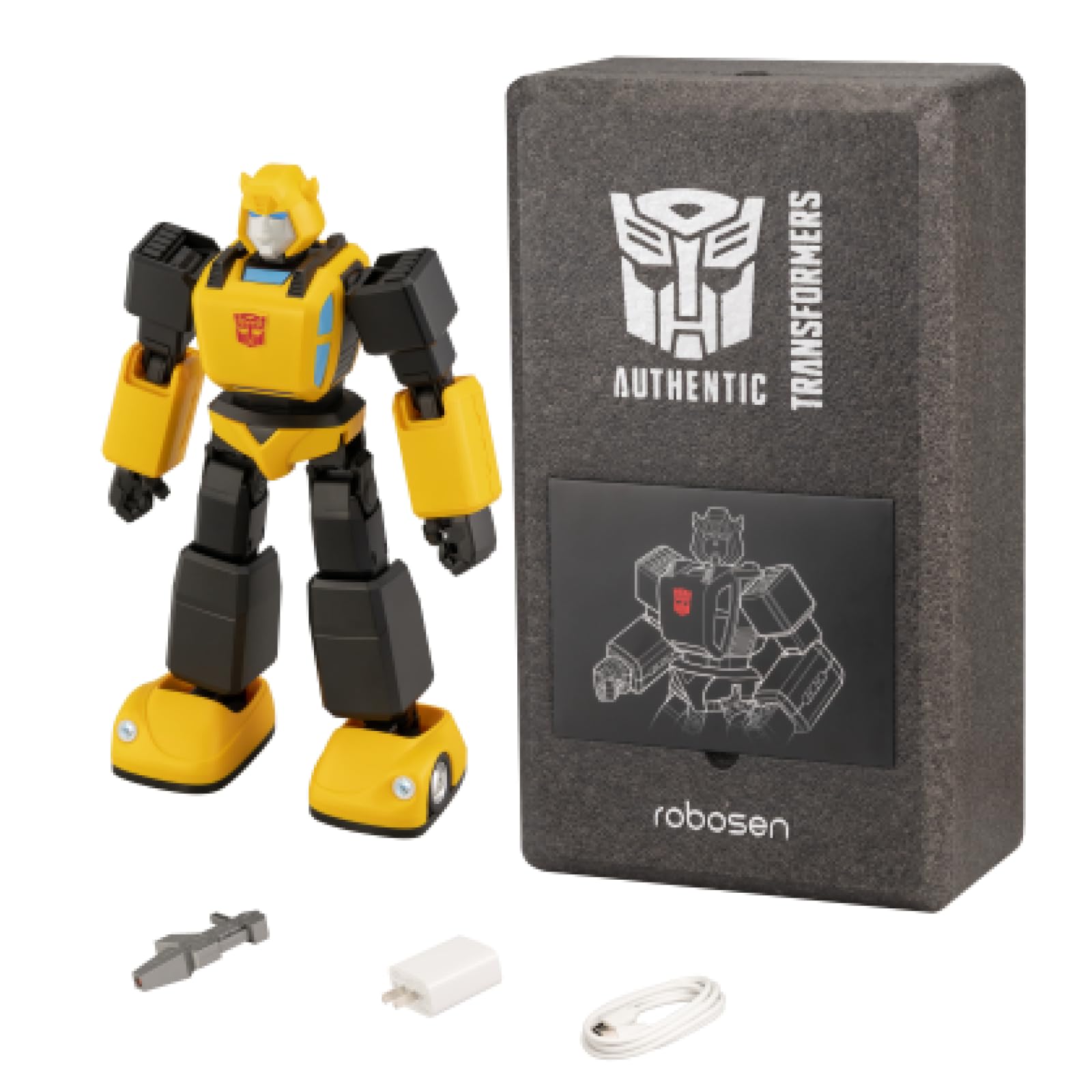 Foto 6 pulgar | Robot Robosen Transformers G1 Bumblebee Con Control De Aplicaciones De 34 Cm - Venta Internacional.