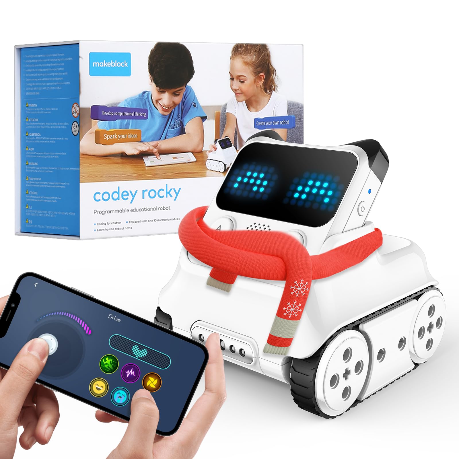 Robot Emo Interactivo Makeblock Codey Rocky Para Niños Mayores De 6 Años - Venta Internacional.