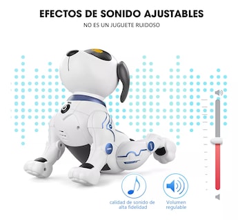 Foto 2 | Juguetes Perro Robot Belug con Control Remoto Blanco