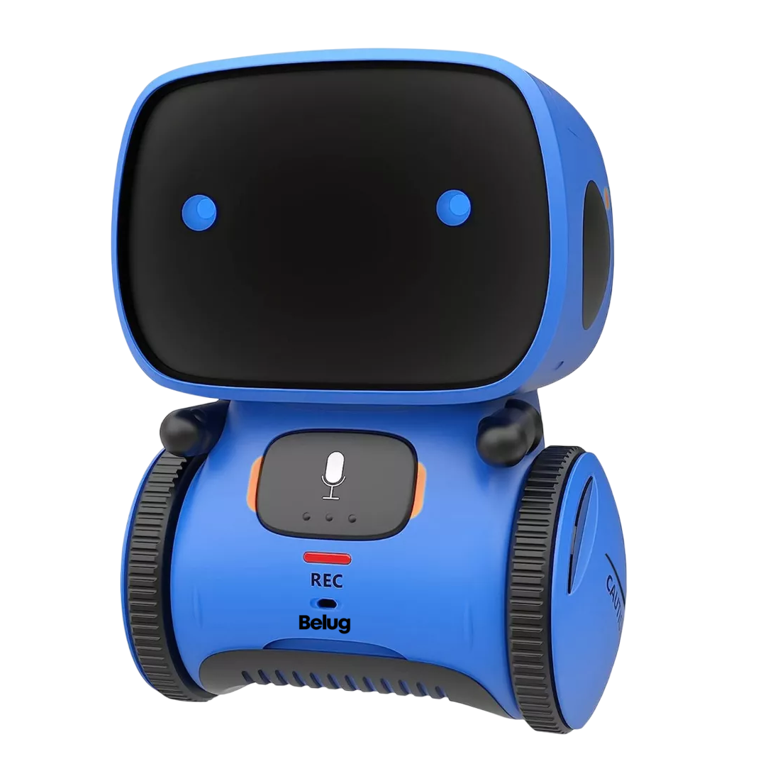 Robot Juguetes Inteligente Niños Control Táctil, Español Azul