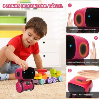 Foto 2 | Robot Juguetes Inteligente Belug con Control Táctil Rojo