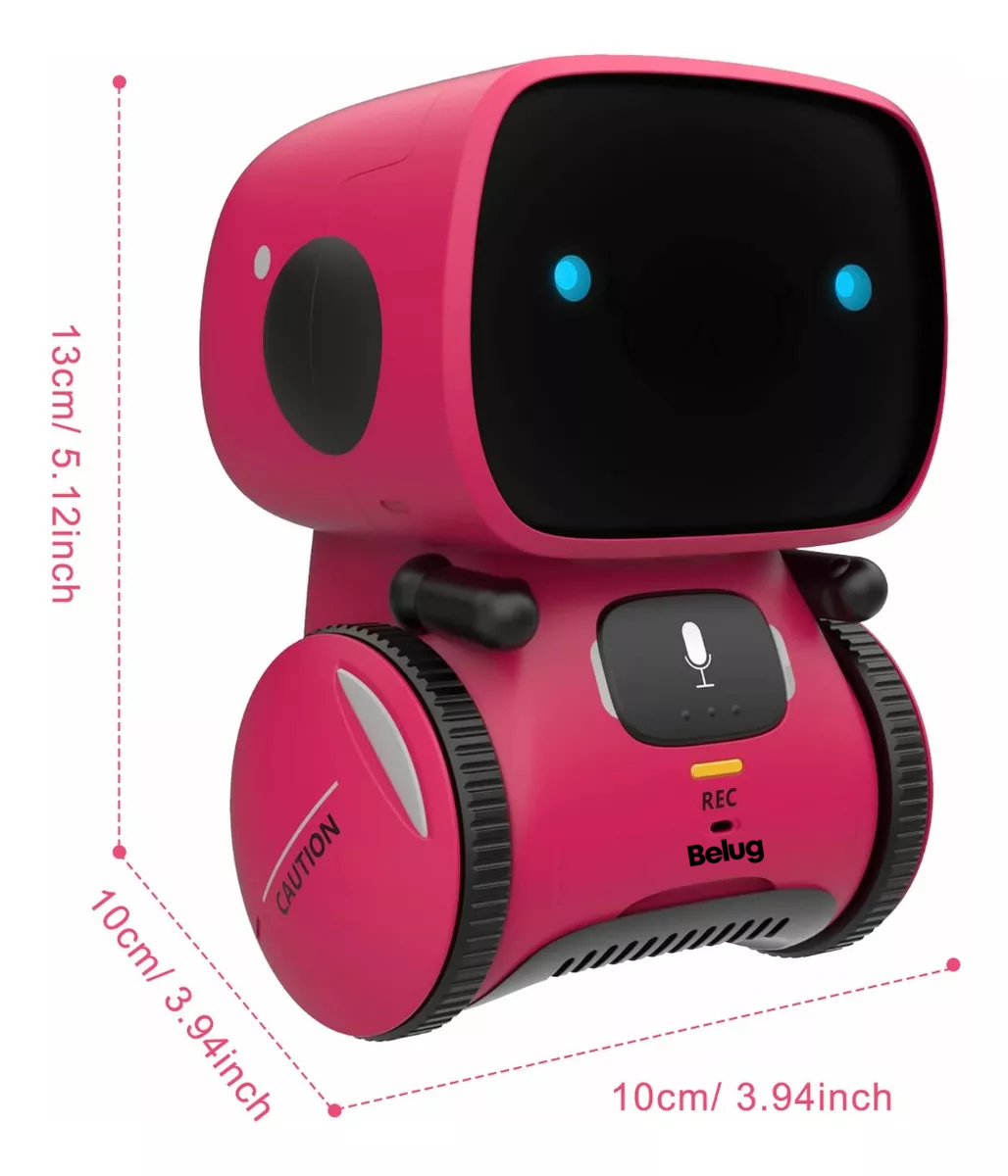 Foto 4 pulgar | Robot Juguetes Inteligente Belug con Control Táctil Rojo