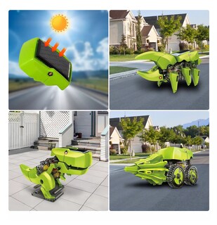 Foto 4 | Dinosaurio Robot Solar Juguetes Verde