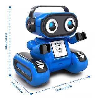 Foto 2 | Juguete Robot de Control Remoto Recargable Azul
