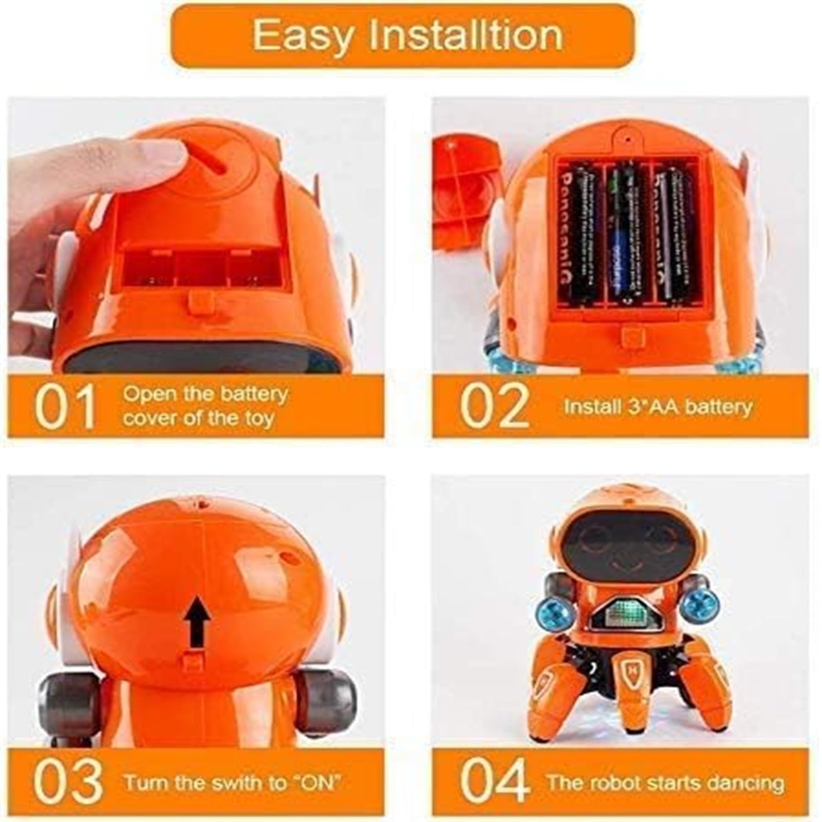 Foto 8 pulgar | Robot Que Baila, Eléctrico, Camina Y Canta, Recargable - Venta Internacional.