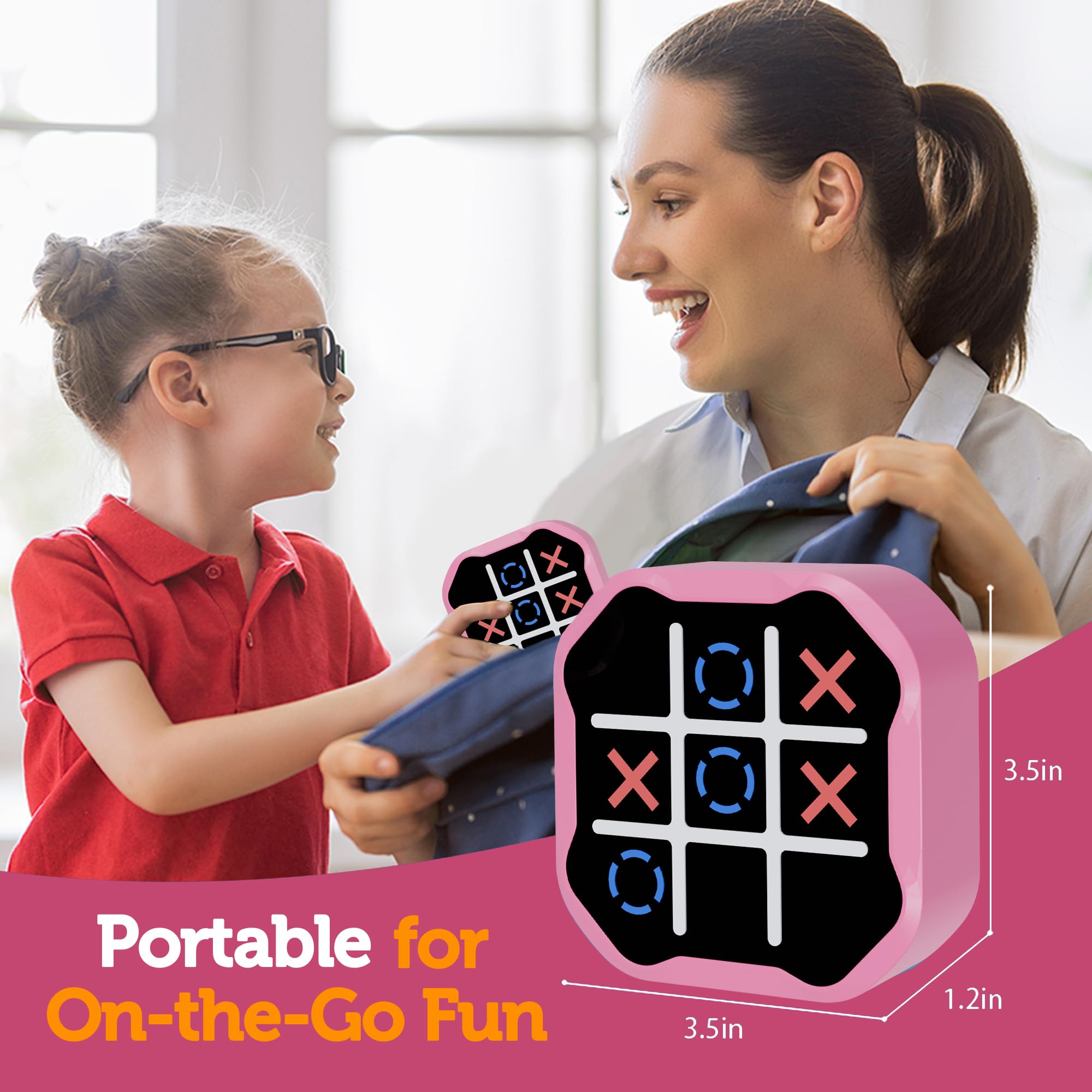 Foto 6 pulgar | Juego Electrónico De Tic Tac Toe Massrt 3 En 1 Con Modo Silencioso - Venta Internacional.