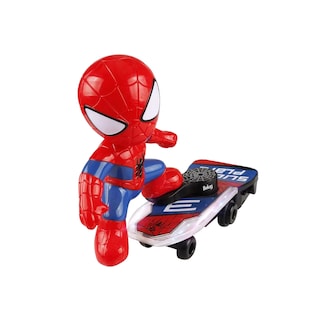 Foto 1 | Juguete De Spiderman Belug En Patineta Con Luz Y Sonido Para Niños Spider Man Rojo
