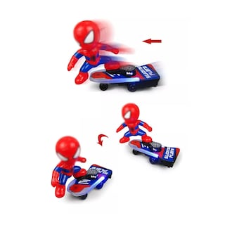 Foto 2 | Juguete De Spiderman Belug En Patineta Con Luz Y Sonido Para Niños Spider Man Rojo