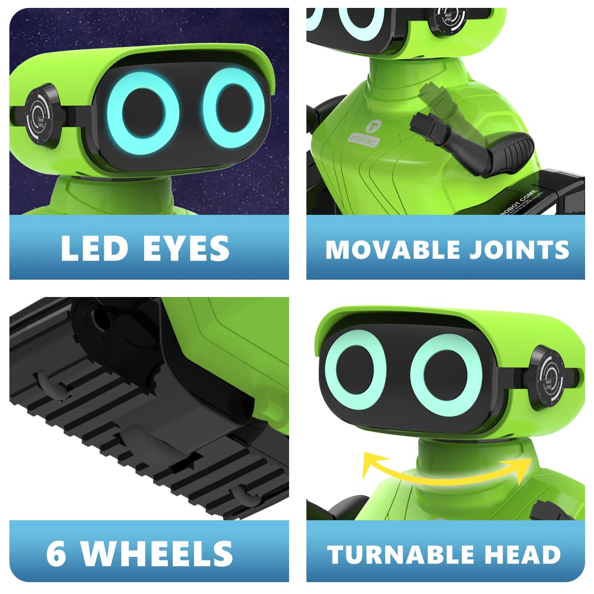 Foto 3 pulgar | Robot Toy Gilobaby Con Ojos Led Con Control Remoto Para Niños De Más De 3 Años - Venta Internacional.