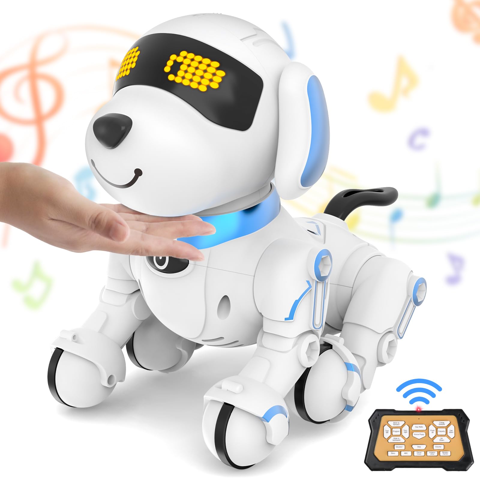 Foto 2 pulgar | Juguete De Control Remoto Robot Dog Dwi Dowellin Para Niños De 8 A 12 Años - Venta Internacional.