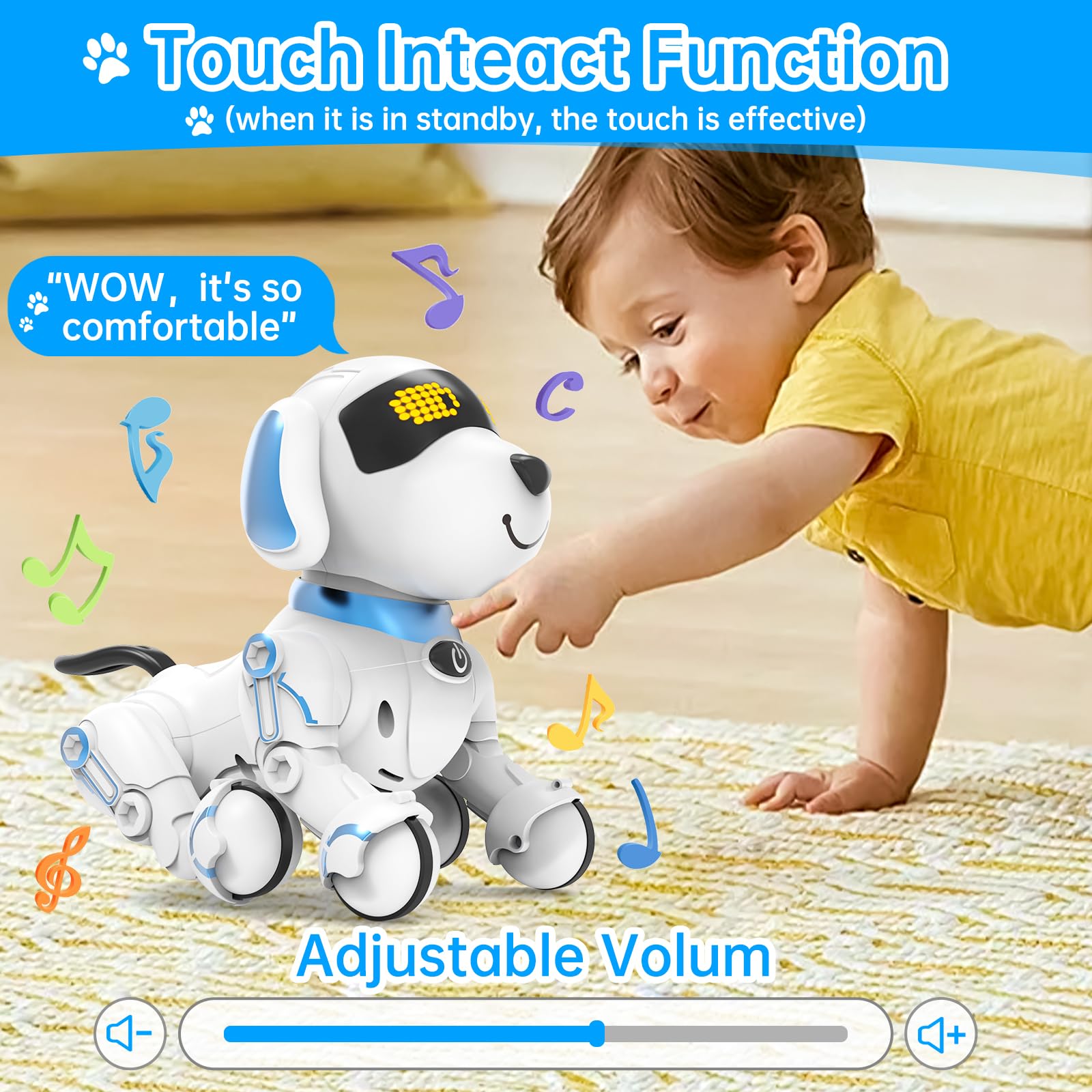Foto 4 pulgar | Juguete De Control Remoto Robot Dog Dwi Dowellin Para Niños De 8 A 12 Años - Venta Internacional.
