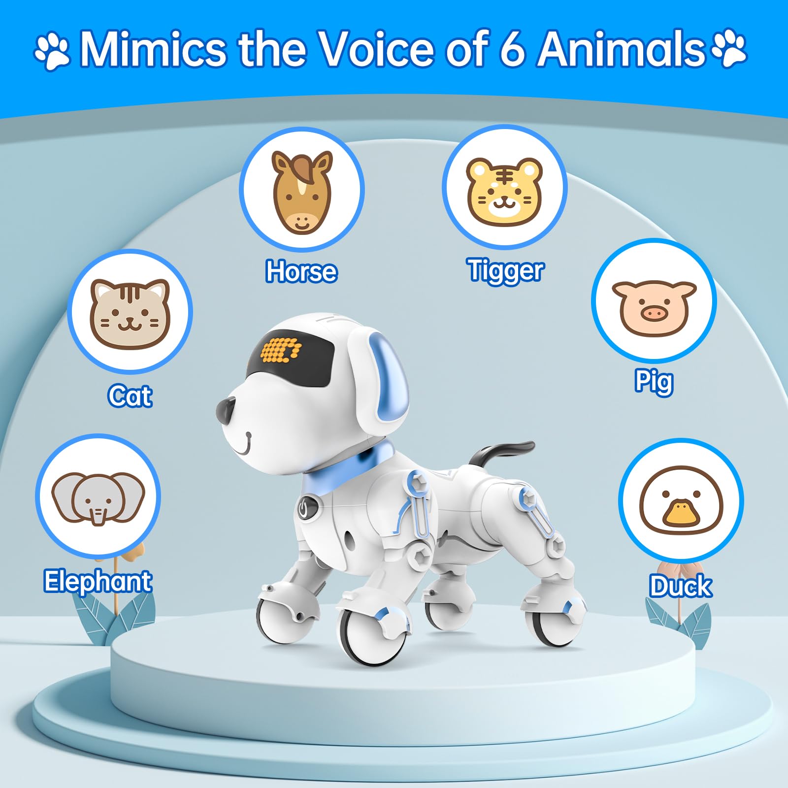 Foto 5 pulgar | Juguete De Control Remoto Robot Dog Dwi Dowellin Para Niños De 8 A 12 Años - Venta Internacional.