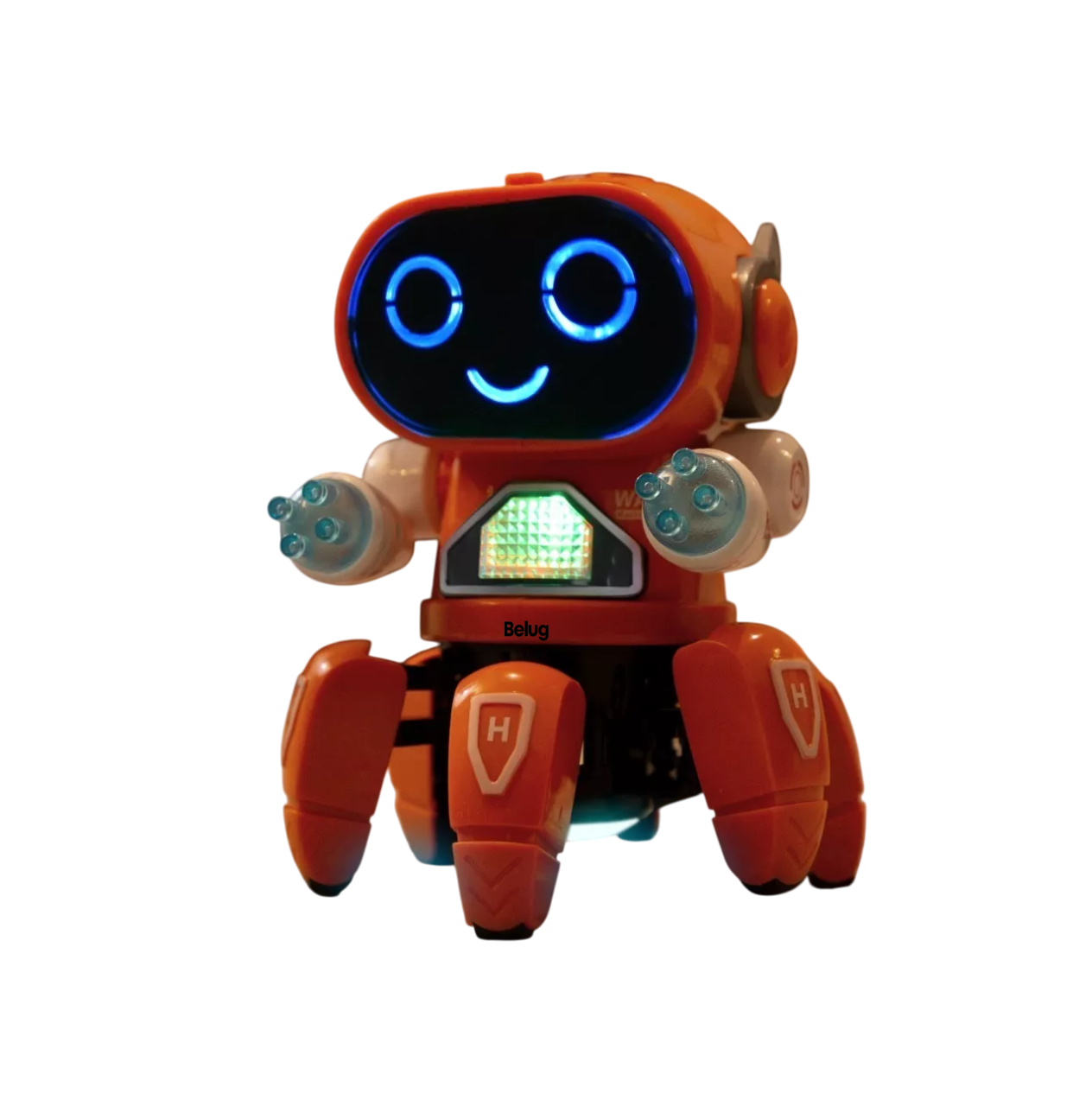 Foto 3 | Juguete Robot Bailarín Con Luces Y Sonido, Belug  Naranja