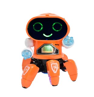 Foto 1 | Juguete Robot Bailarín Con Luces Y Sonido Belug Naranja