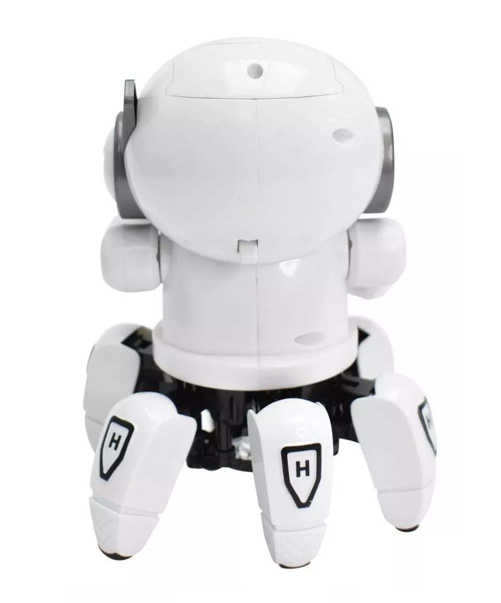 Foto 5 pulgar | Juguete Robot Bailarín Con Luces Y Sonido Blanco