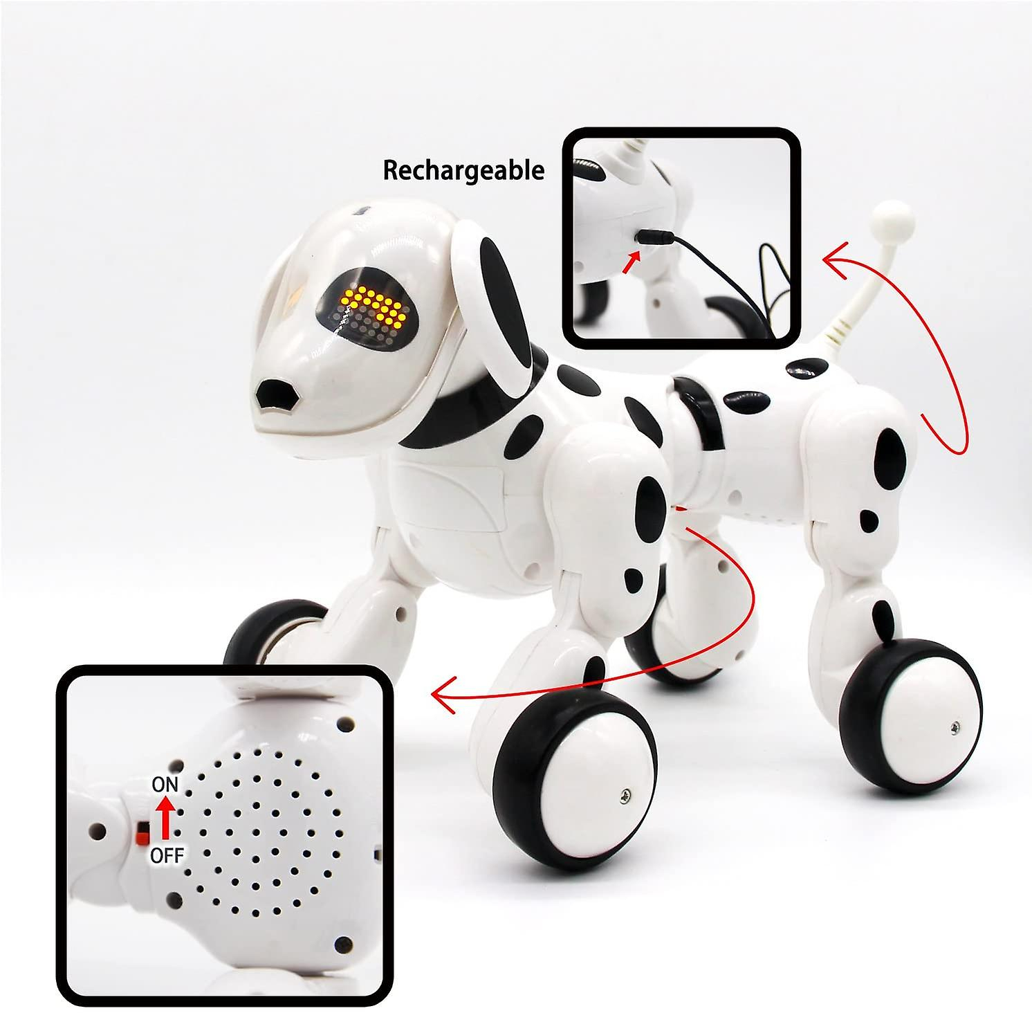 Foto 2 pulgar | Perro Robot Interactivo Sanlin Beans Dada Con Mando A Distancia - Venta Internacional.