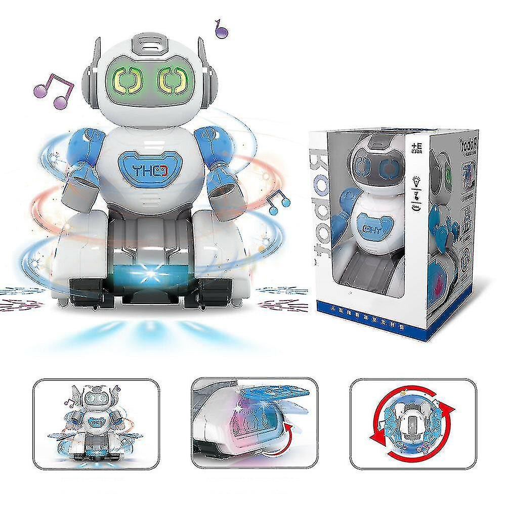 Foto 3 pulgar | Robot Eléctrico Que Gira Una Danza Deslumbrante Con Luz Y Música - Venta Internacional.