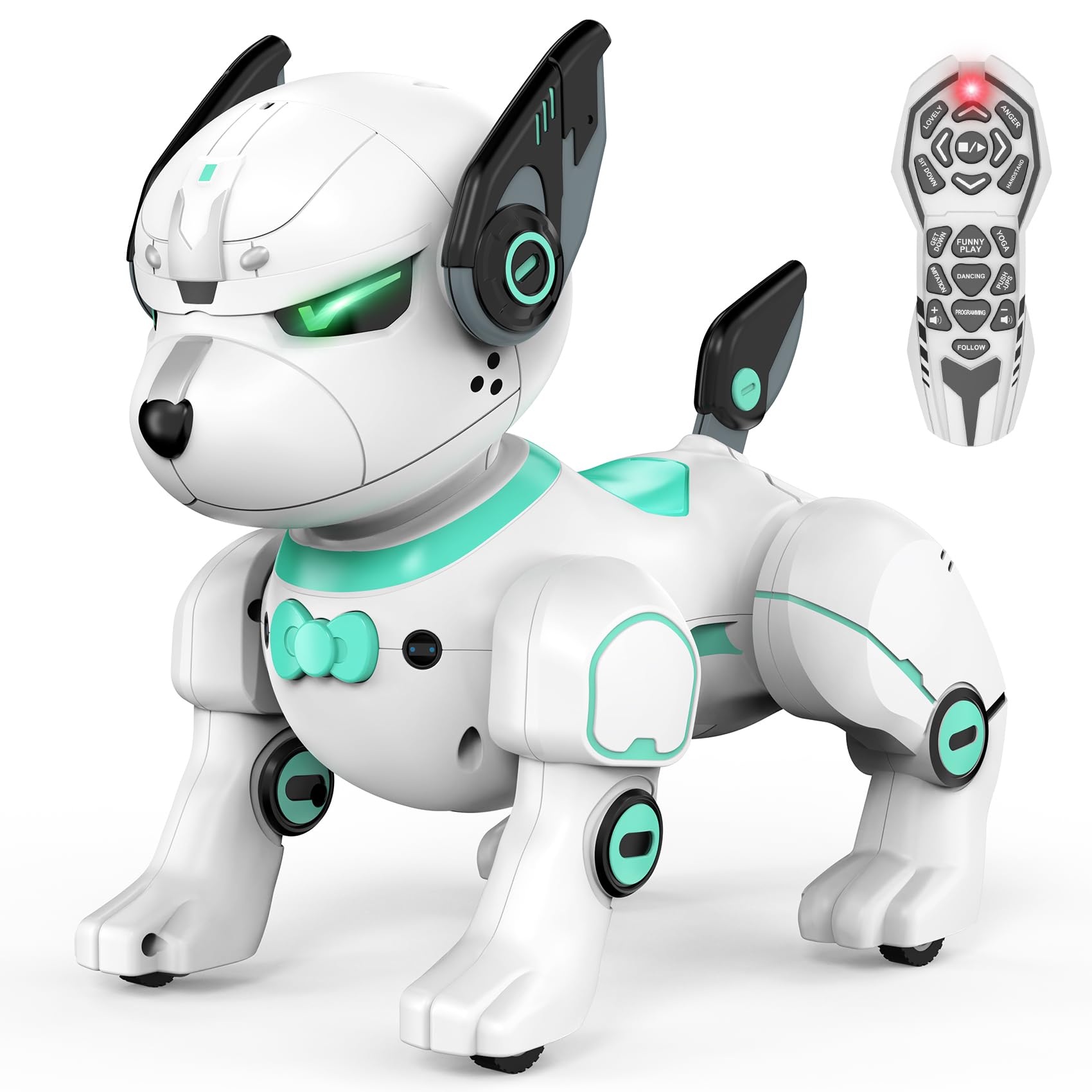 Juguete Robótico Para Perros Con Control Remoto Supireo Programable, Verde - Venta Internacional.