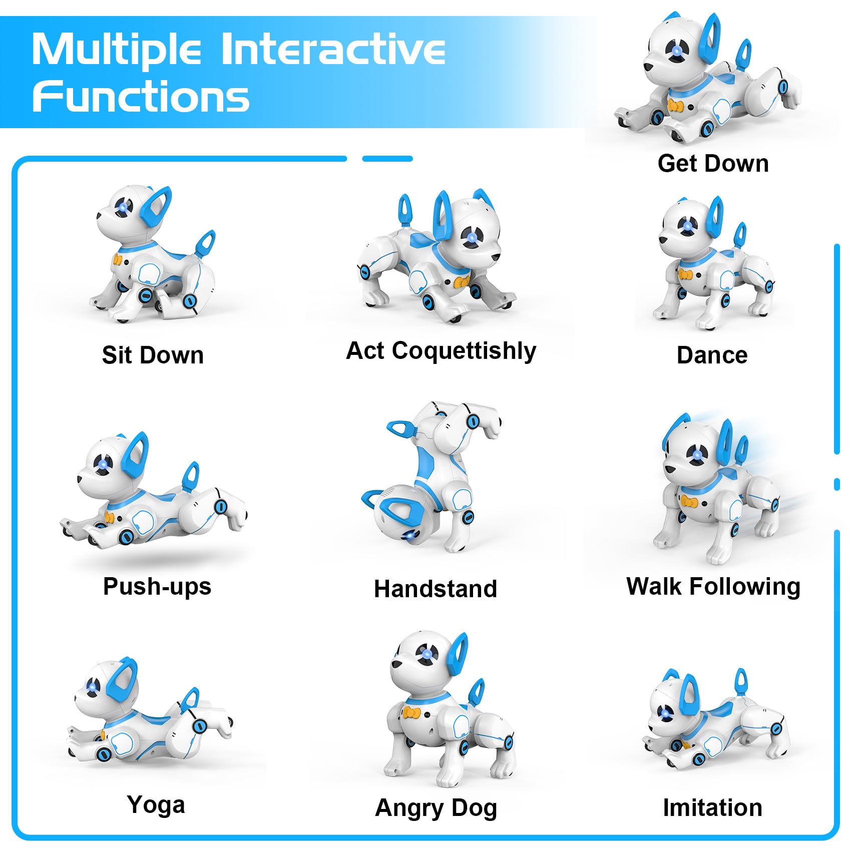 Foto 3 pulgar | Juguete Robótico Para Perros Con Control Remoto Supireo Programable Para Niños - Venta Internacional.