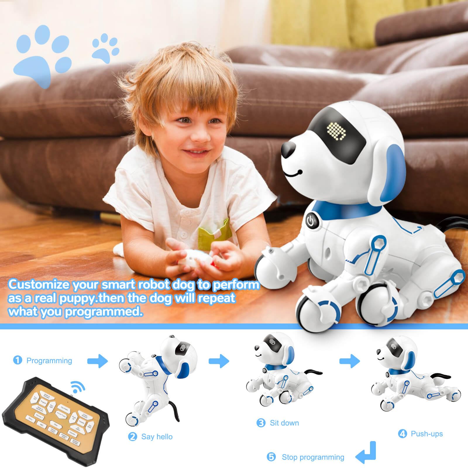Foto 4 | Juguete Robot Britik Para Niños De 8 A 12 Años Con Mando A Distancia - Venta Internacional.