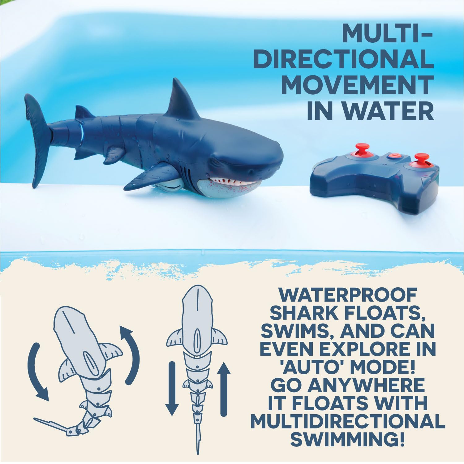 Foto 4 pulgar | Control Remoto Shark Toy Terra De Battat Para Niños Mayores De 6 Años - Venta Internacional.