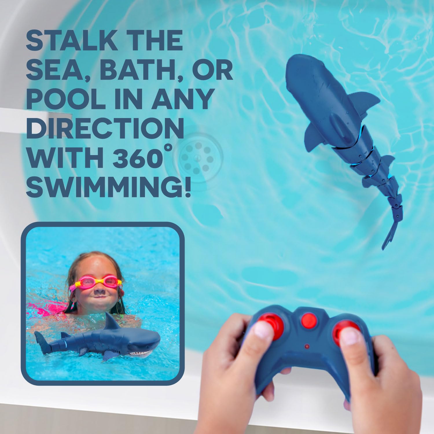 Foto 6 pulgar | Control Remoto Shark Toy Terra De Battat Para Niños Mayores De 6 Años - Venta Internacional.