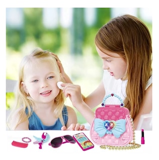 Foto 2 | Kit de Belleza de Juguete con Bolso Rosa y 17 Accesorios para Niñas