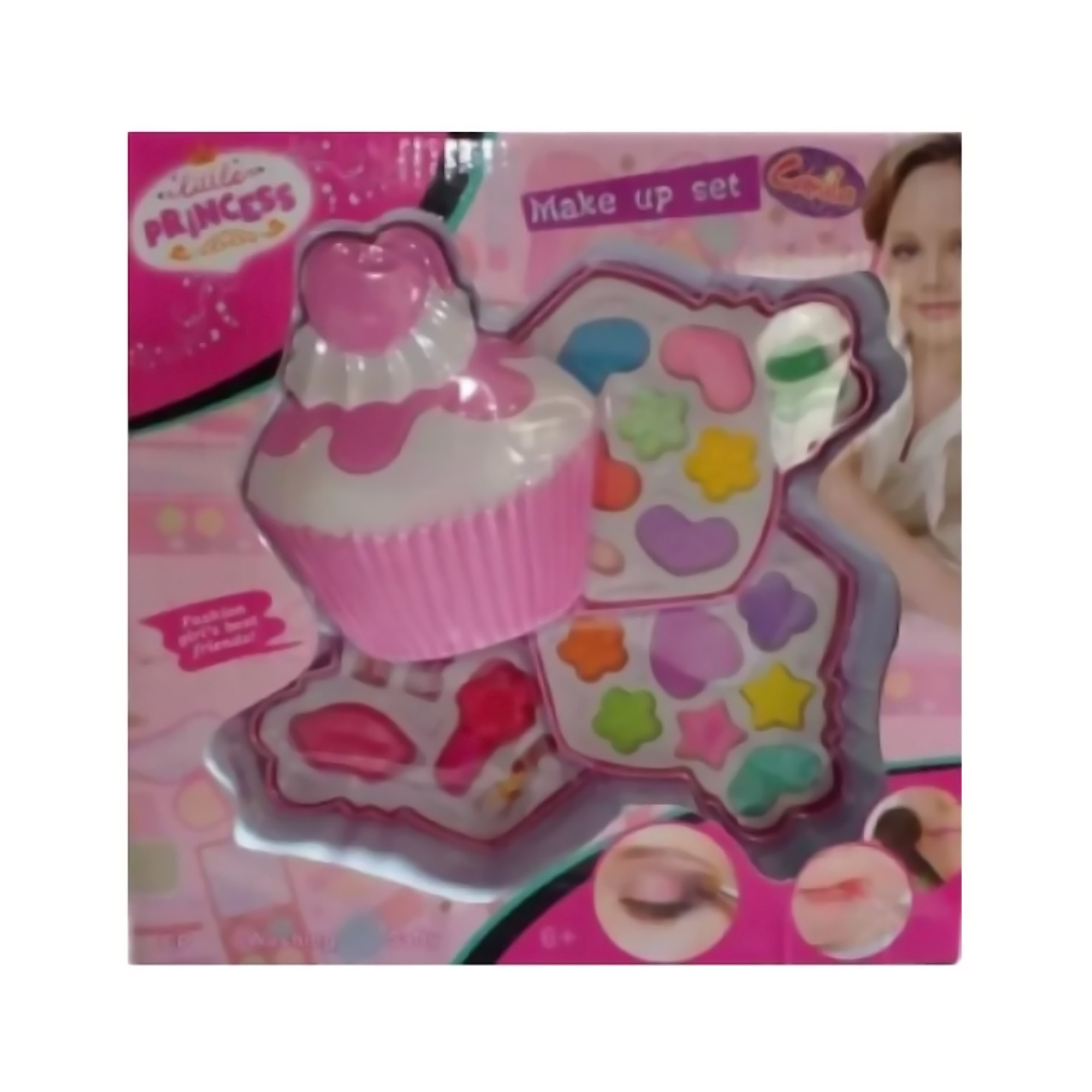 Foto 2 pulgar | Maquillaje Lavable Set Juguete Para Niña Makeup Cupcake