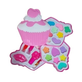 Foto 3 | Maquillaje Lavable Set Juguete Para Niña Makeup Cupcake