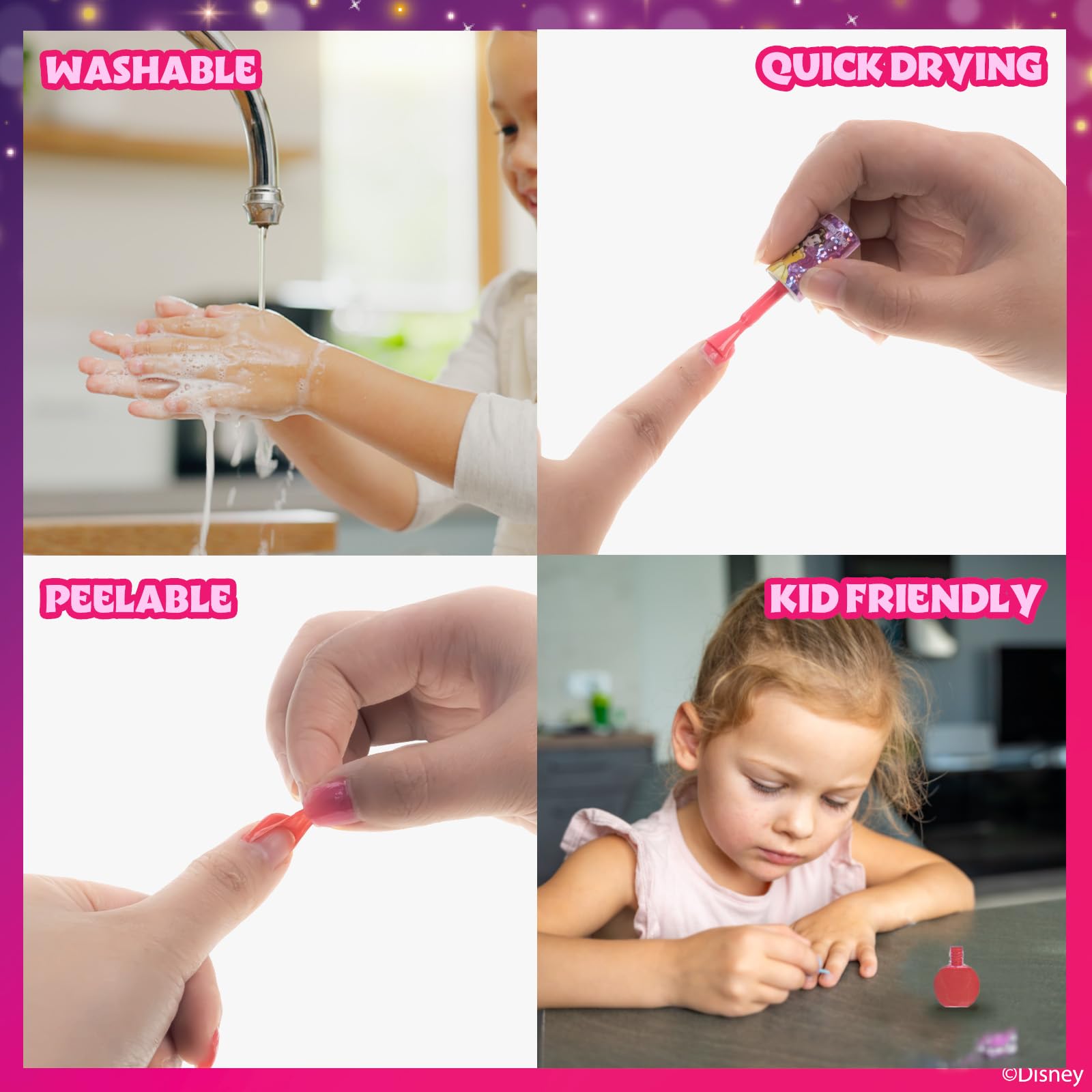 Foto 6 pulgar | Set de Esmaltes de Uñas Townley Girl Disney Princesa Bella 18 Botellas - Venta Internacional